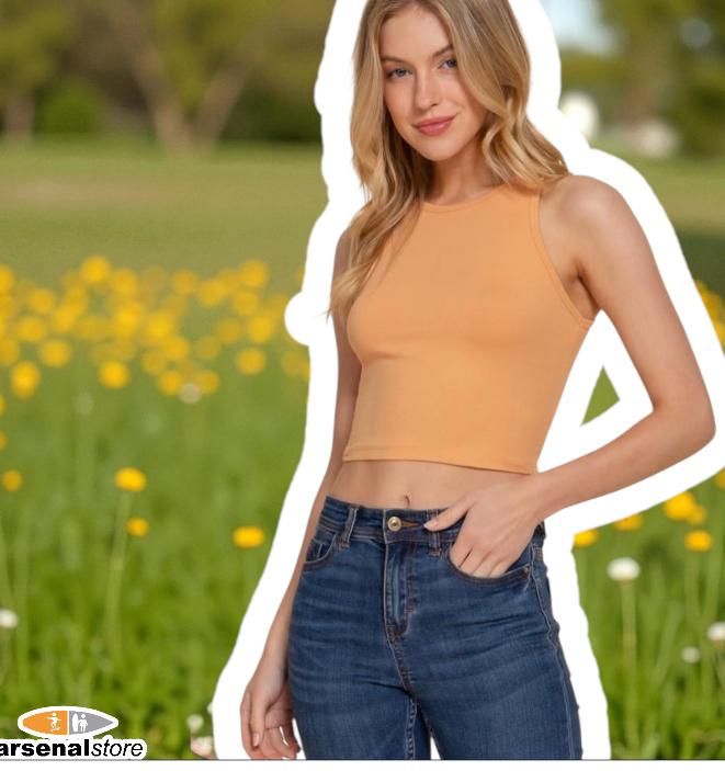 BLUSA CROP TOP KHA BLUSA CROP TOP KHA