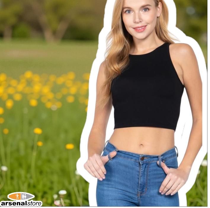 BLUSA CROP TOP BLK BLUSA CROP TOP BLK