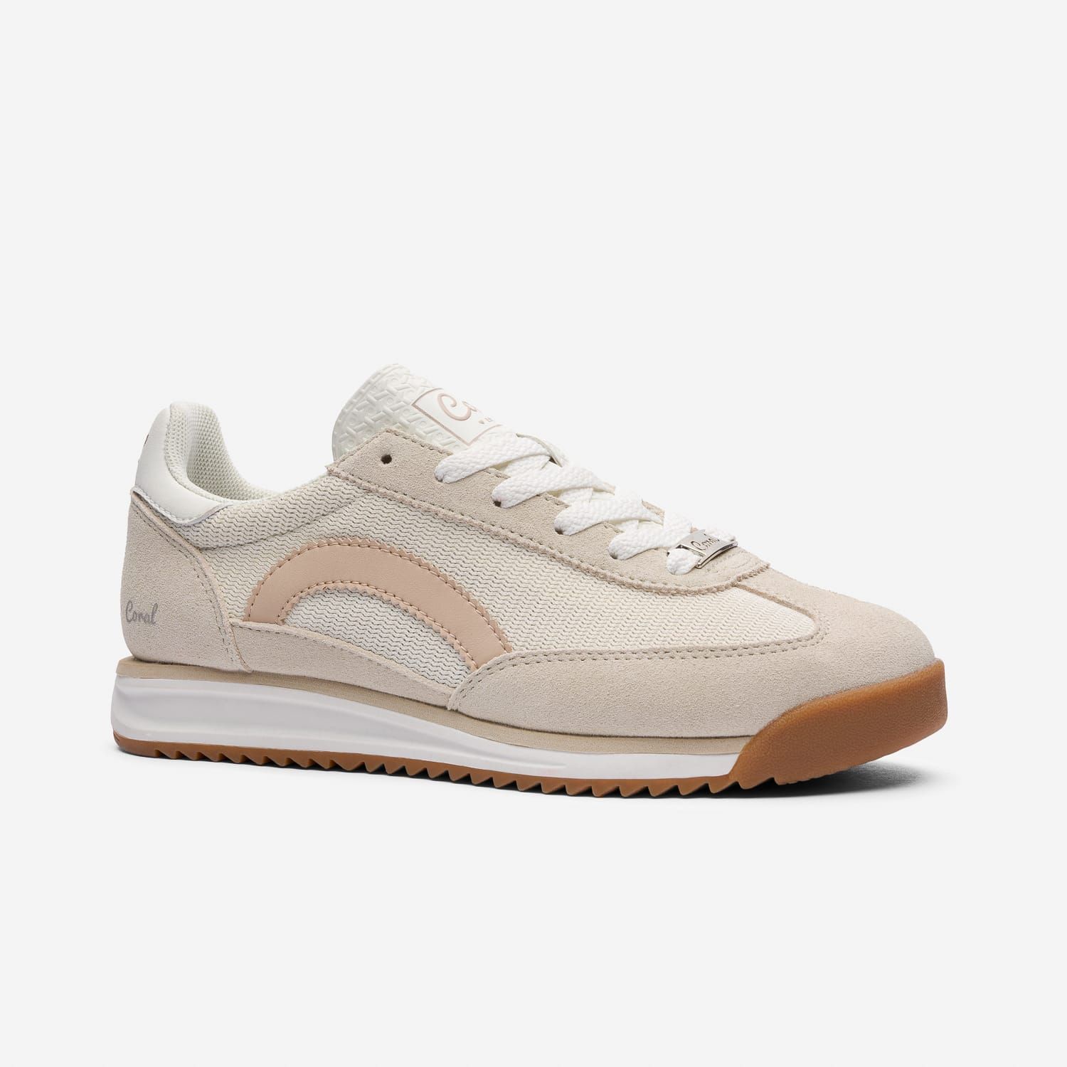 TENIS CORAL TABBY CREAM