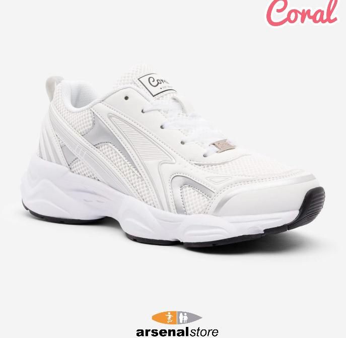 TENIS CORAL KASUMI WHITE/SILVER