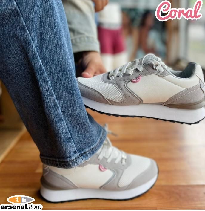 TENIS CORAL HAILEE LT GREY