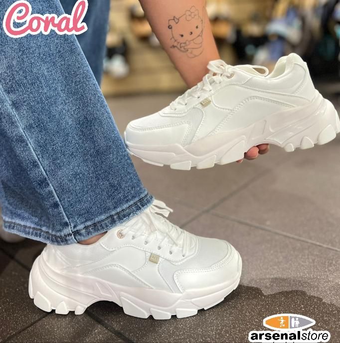 TENIS CORAL VANGUARD WHITE PROMISE