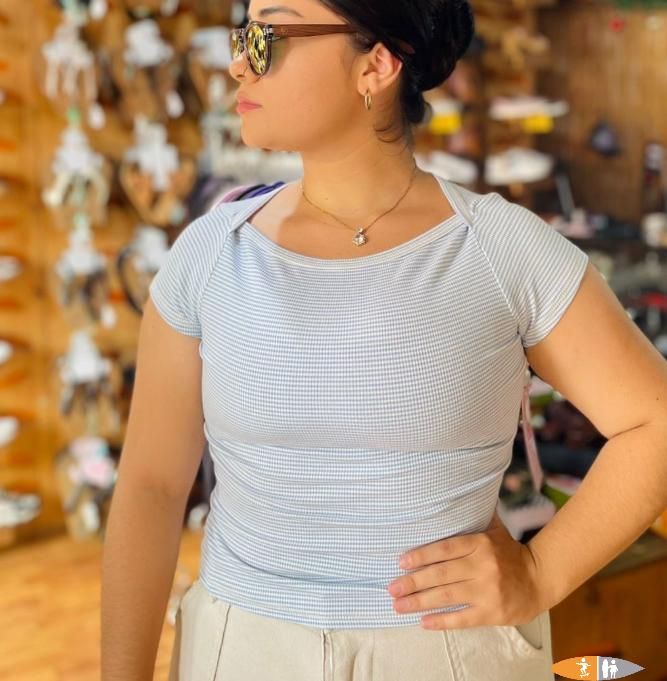 BLUSA  OFF BLUE VANILLA