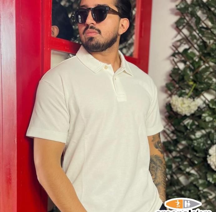 CAMISETA THE ONE POLO MC25401 BLANCA