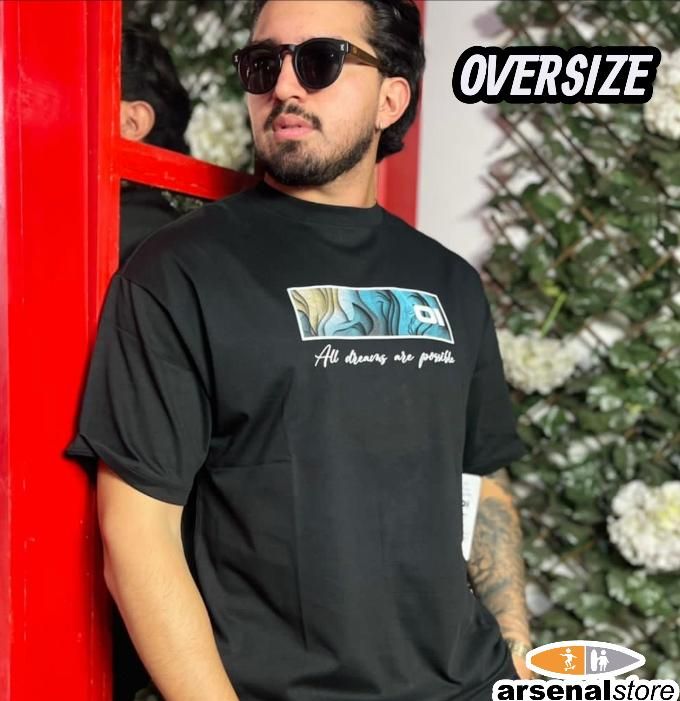 CAMISETA THE ONE MC24343 NEGRA