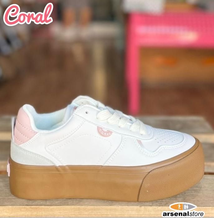 TENIS CORAL SADDIE CREAM