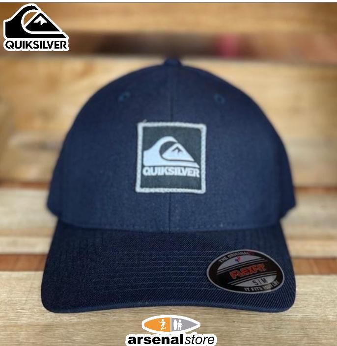 GORRA QUIKSILVER FLEX FIT LOGO CUADRADO GORRA QUIKSILVER FLEX FIT LOGO CUADRADO