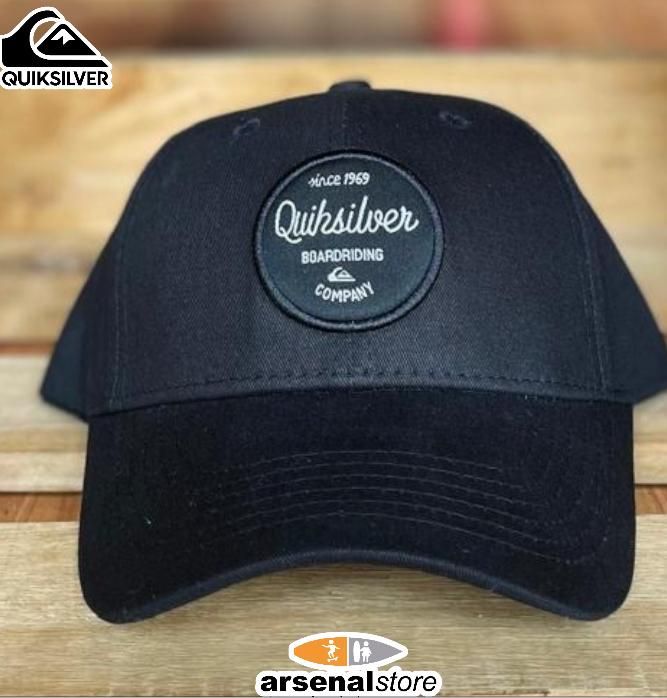 GORRA QUIKSILVER NEGRA LOGO REDONDO LETRAS WHT 26 GORRA QUIKSILVER NEGRA LOGO REDONDO LETRAS WHT 26