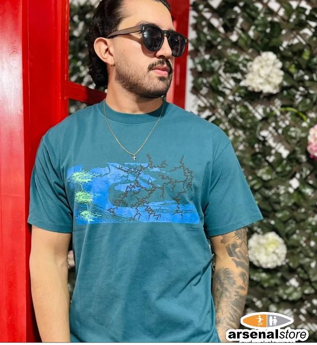 CAMISETA RIP CURL TREKKING GREEN 30 CAMISETA RIP CURL TREKKING GREEN 30