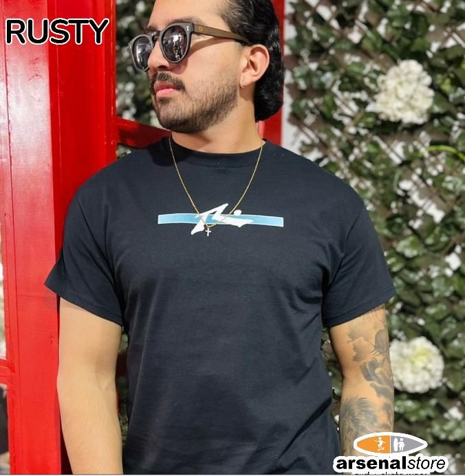 CAMISETA RUSTY UTTM1158 BLK 28 CAMISETA RUSTY UTTM1158 BLK 28