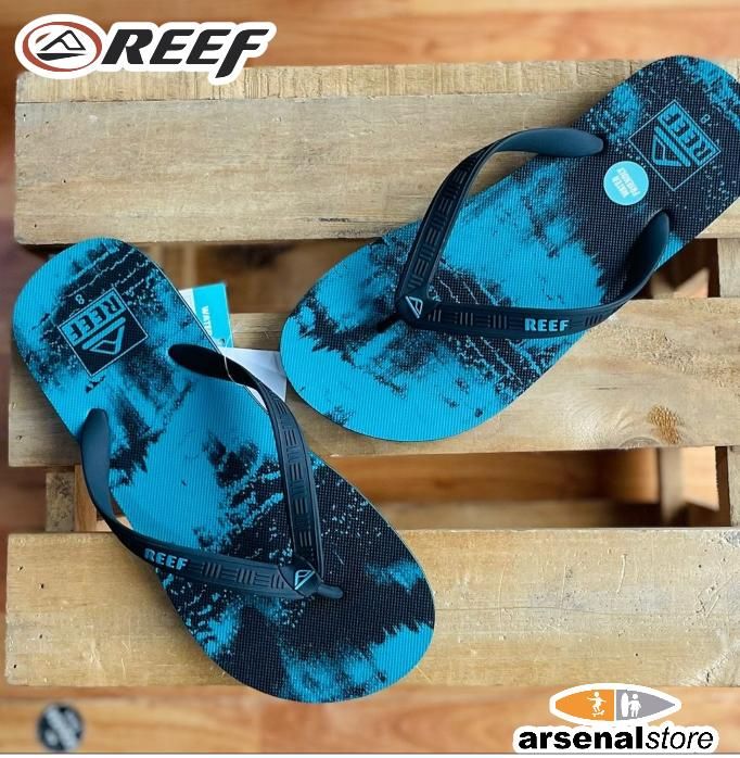 SANDALIA REEF CJ6585 SEASIDE PRINTS WASHED AQU