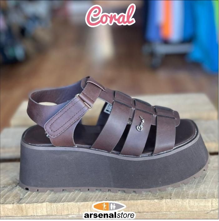 SANDALIAS CORAL POSITANO 2 BROWN