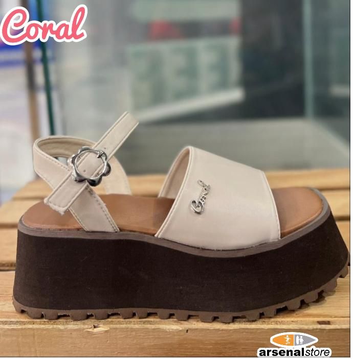 SANDALIAS CORAL POMODORO CREAM