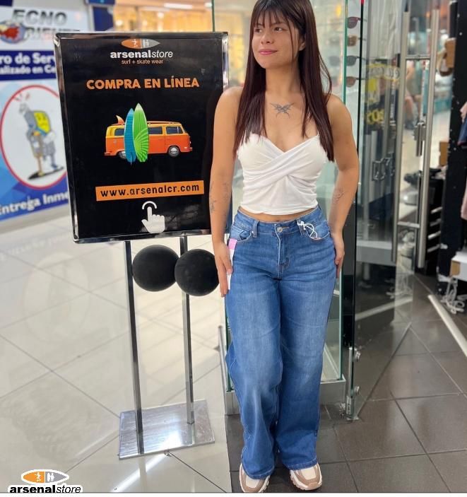 PANTALON WAX JEAN LOW RISE WIDE 90403 MEDIUM