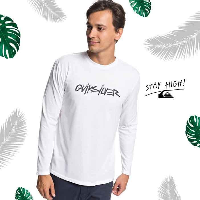 Playera Técnica de Manga Larga Rocco Chains Quiksilver