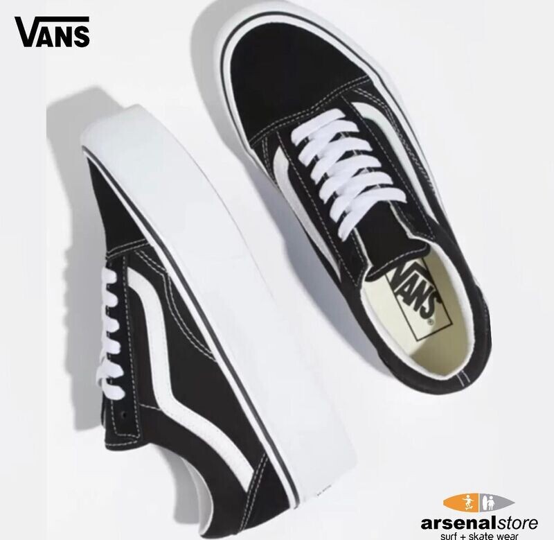 Tenis Vans Old Skool Stacform Black White Fecha aproximada de entrega de 5 a 15 dias Habiles Contáctanos al 84565544