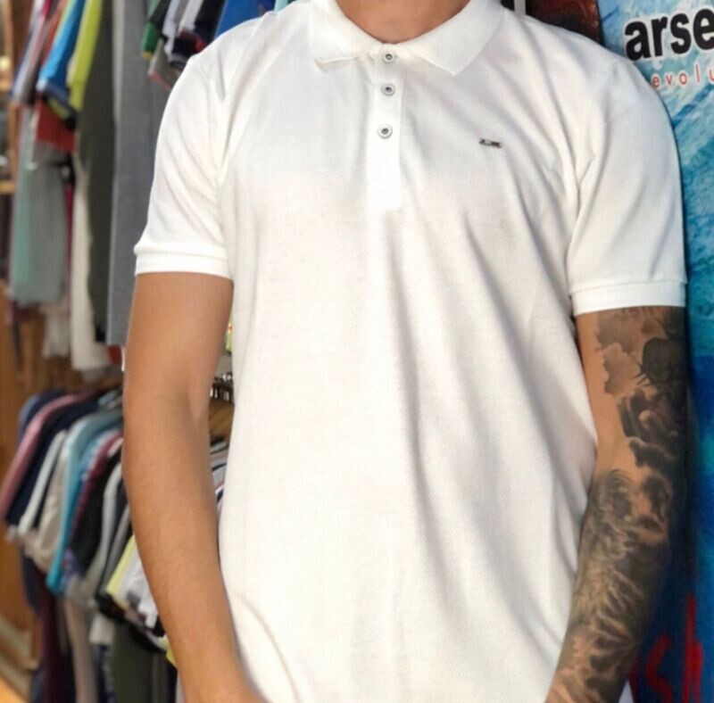CAMISETA POLO THE ONE 23409 BLANCO CAMISETA POLO THE ONE 23409 BLANCO