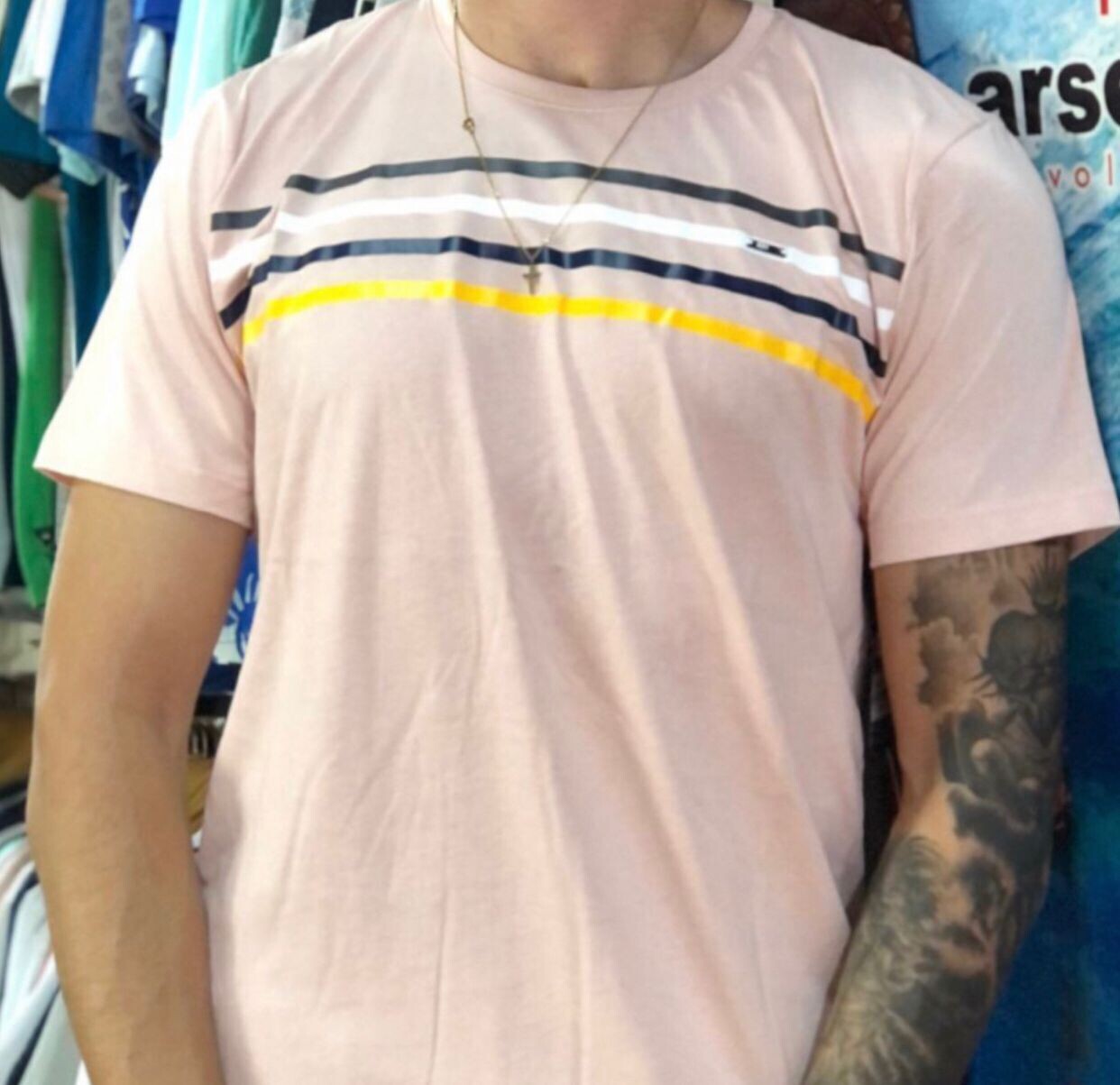 CAMISETA THE ONE 23159 ROSADO CAMISETA THE ONE 23159 ROSADO