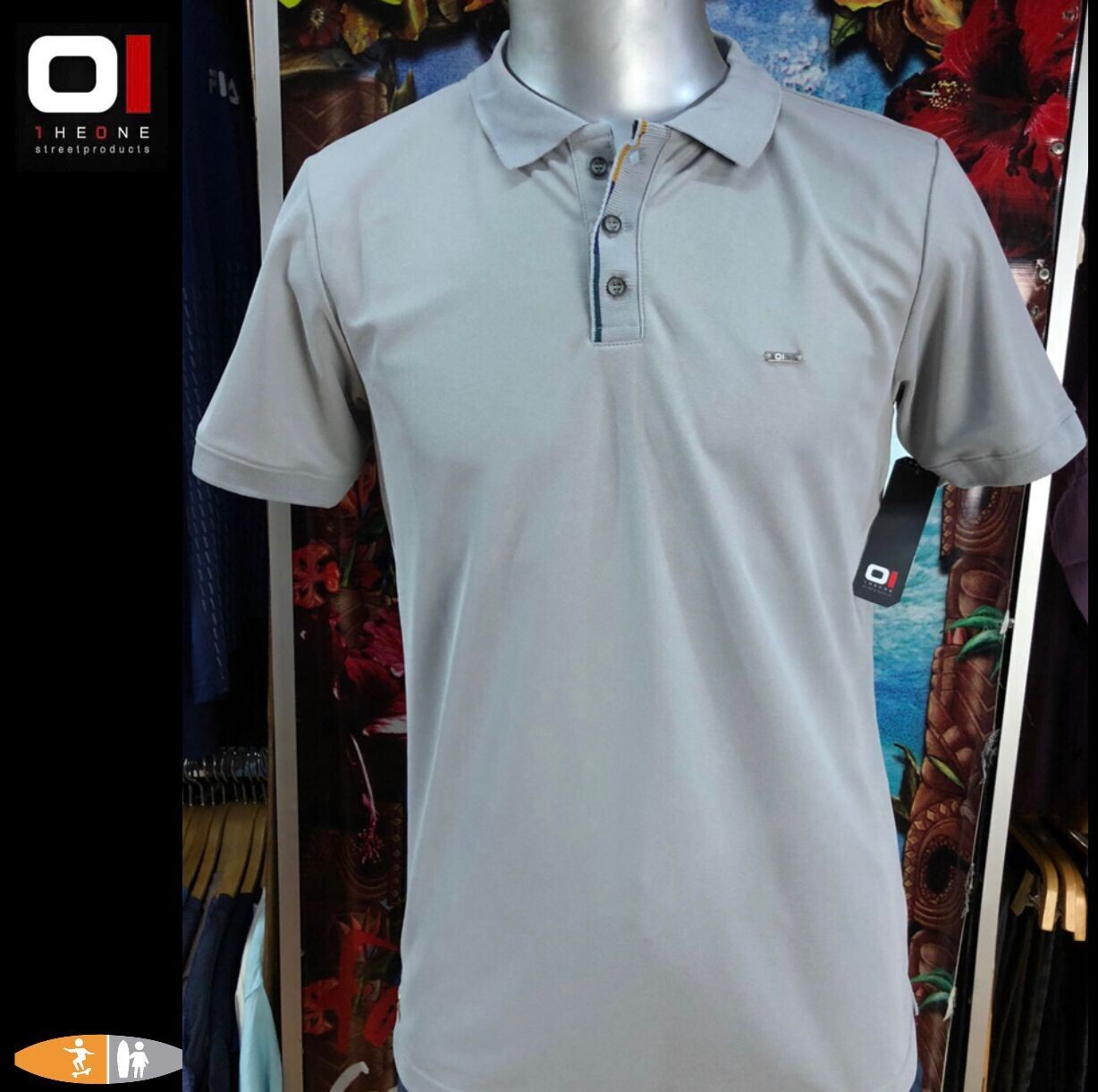 CAMISETA POLO THE ONE 23167 GRIS CAMISETA POLO THE ONE 23167 GRIS