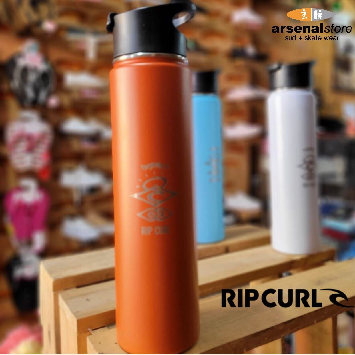 BOTELLAS RIP CURL NARANJA 1 L BOTELLAS RIP CURL NARANJA 1 L