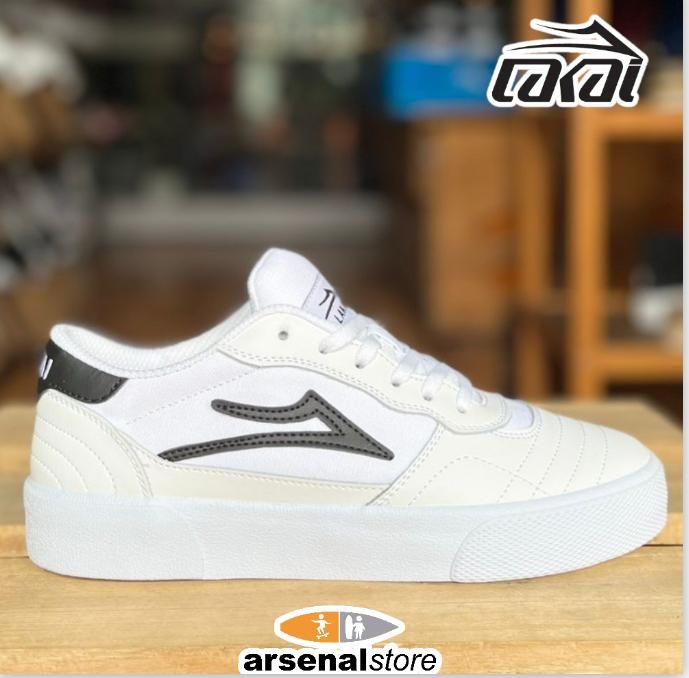 TENIS LAKAI CAMBRIDGE WHITE LEATHER