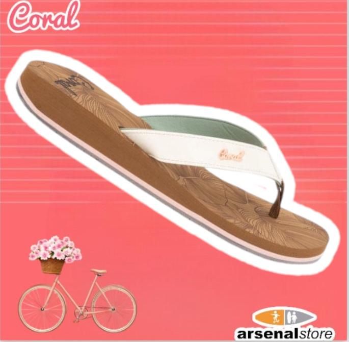 SANDALIA CORAL MALIBU CREAM