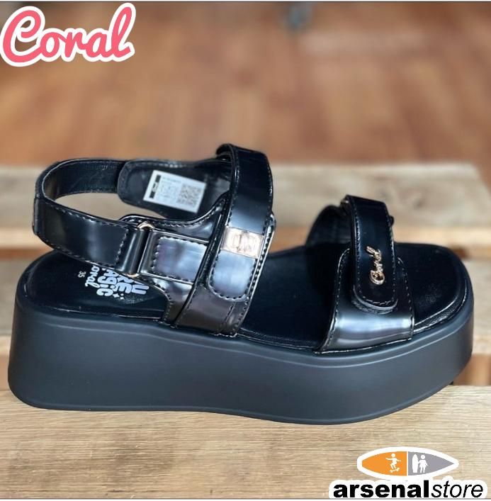 SANDALIAS CORAL MIRAGE BLACK SANDALIAS CORAL MIRAGE BLACK