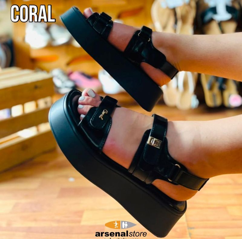 SANDALIAS CORAL MIRAGE BLACK