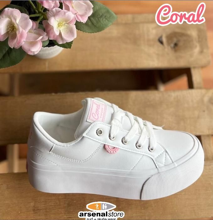 TENIS CORAL AIKO 2 ALL WHITE