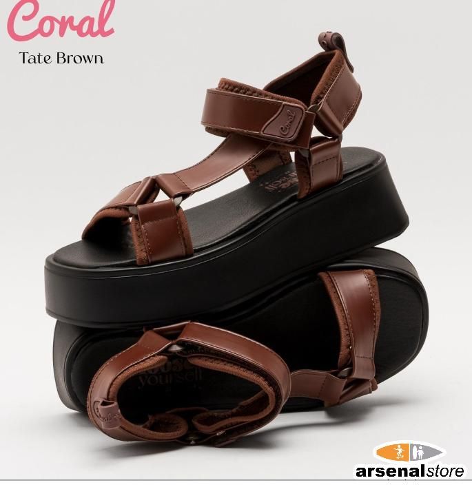 SANDALIAS CORAL TATE BROWN SANDALIAS CORAL TATE BROWN
