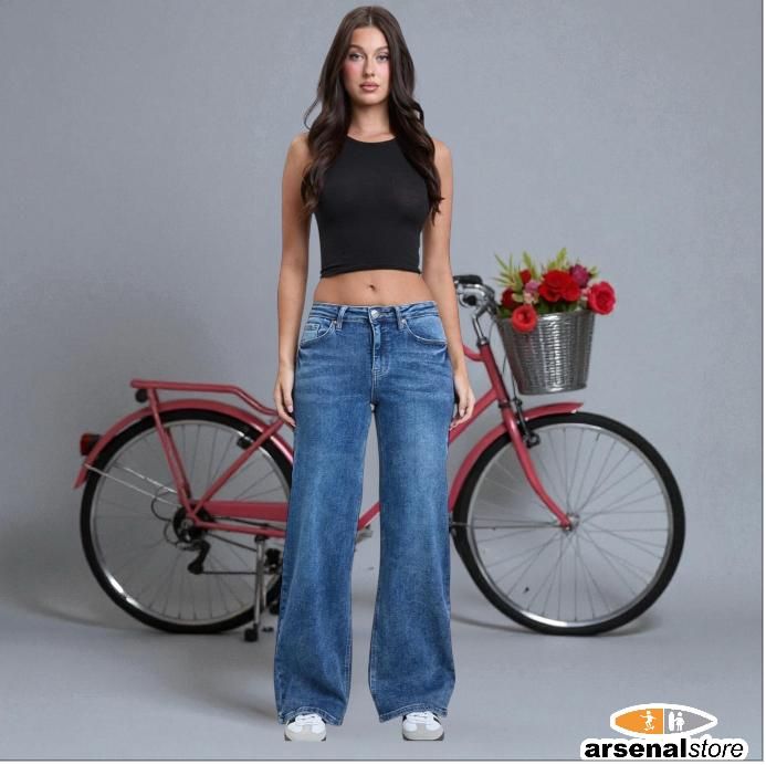 PANTALON YMI P44160 108M BELLA HIGH RISE WIDE LEG PANTALON YMI P44160 108M BELLA HIGH RISE WIDE LEG