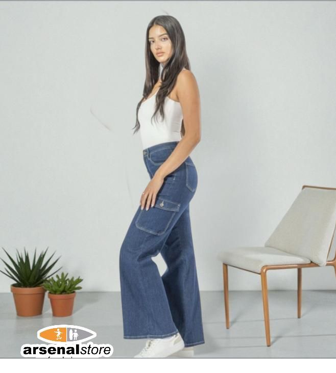 PANTALON YMI RVC109 SDBLU SKATER CARGO JEANS