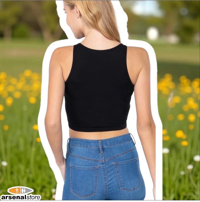 BLUSA CROP TOP BLK