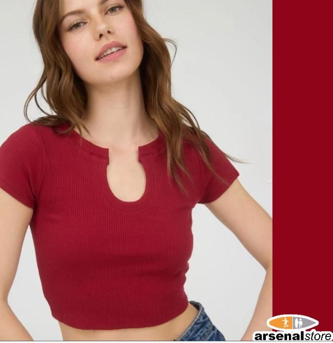CROP TOP DEEP RED CROP TOP DEEP RED
