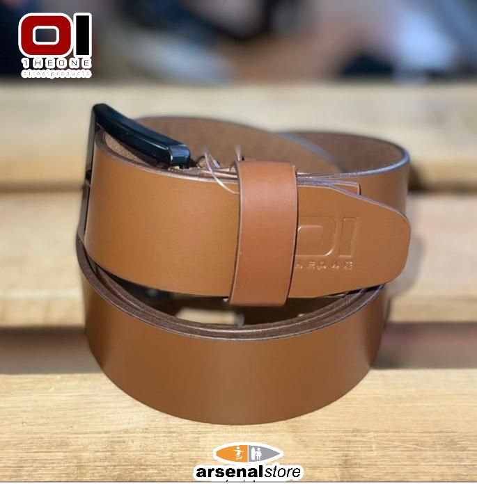 FAJA THE ONE PURO CUERO CAMEL