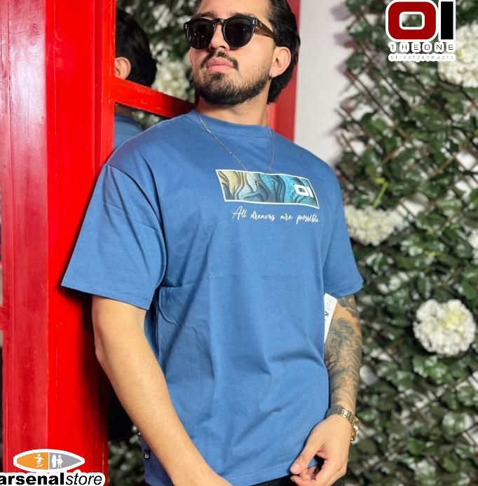 CAMISETA THE ONE AZUL
