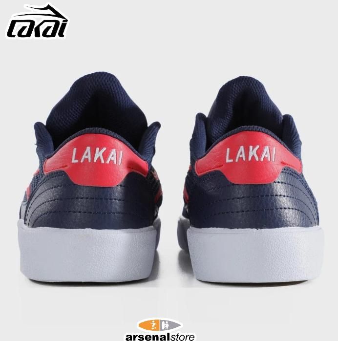 TENIS LAKAI CAMBRIDGE NAVY RED SUEDE