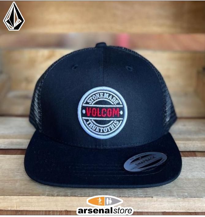 GORRA VOLCOM D5531413 STM LETRAS ROJAS 24