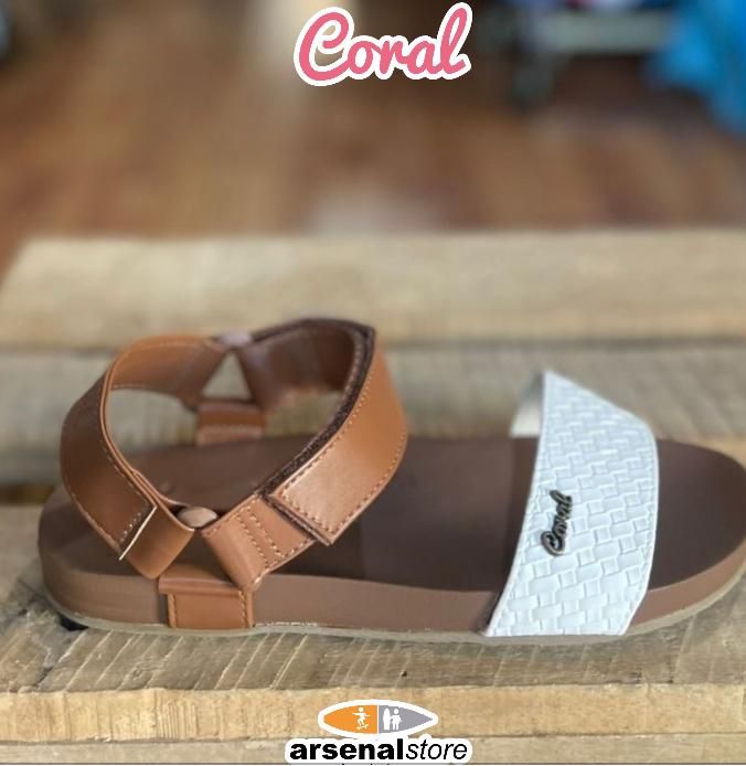 SANDALIAS CORAL AKAMU WHITE CAMEL SANDALIAS CORAL AKAMU WHITE CAMEL