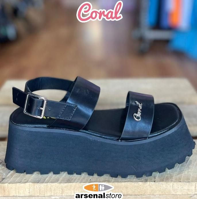 SANDALIAS CORAL TOSCANA BLACK SANDALIAS CORAL TOSCANA BLACK