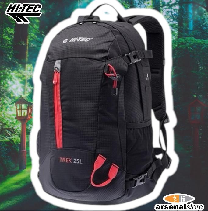 SALVEQUE HI TEC TRECK 25L BLK RED