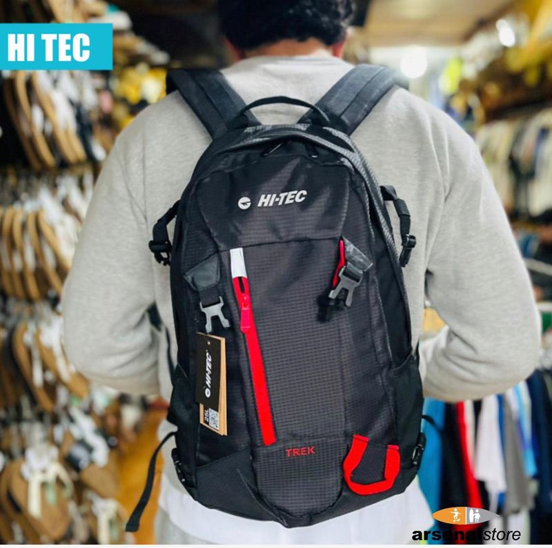 SALVEQUE HI TEC TRECK 25L BLK RED