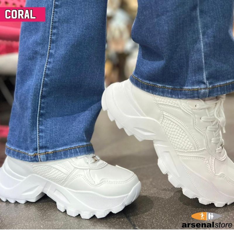 TENIS CORAL MISAKI ALL WHITE