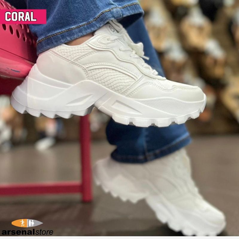 TENIS CORAL MISAKI ALL WHITE