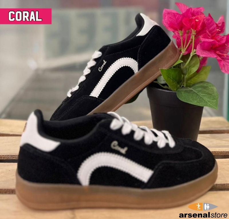 TENIS CORAL CAMPO BLK