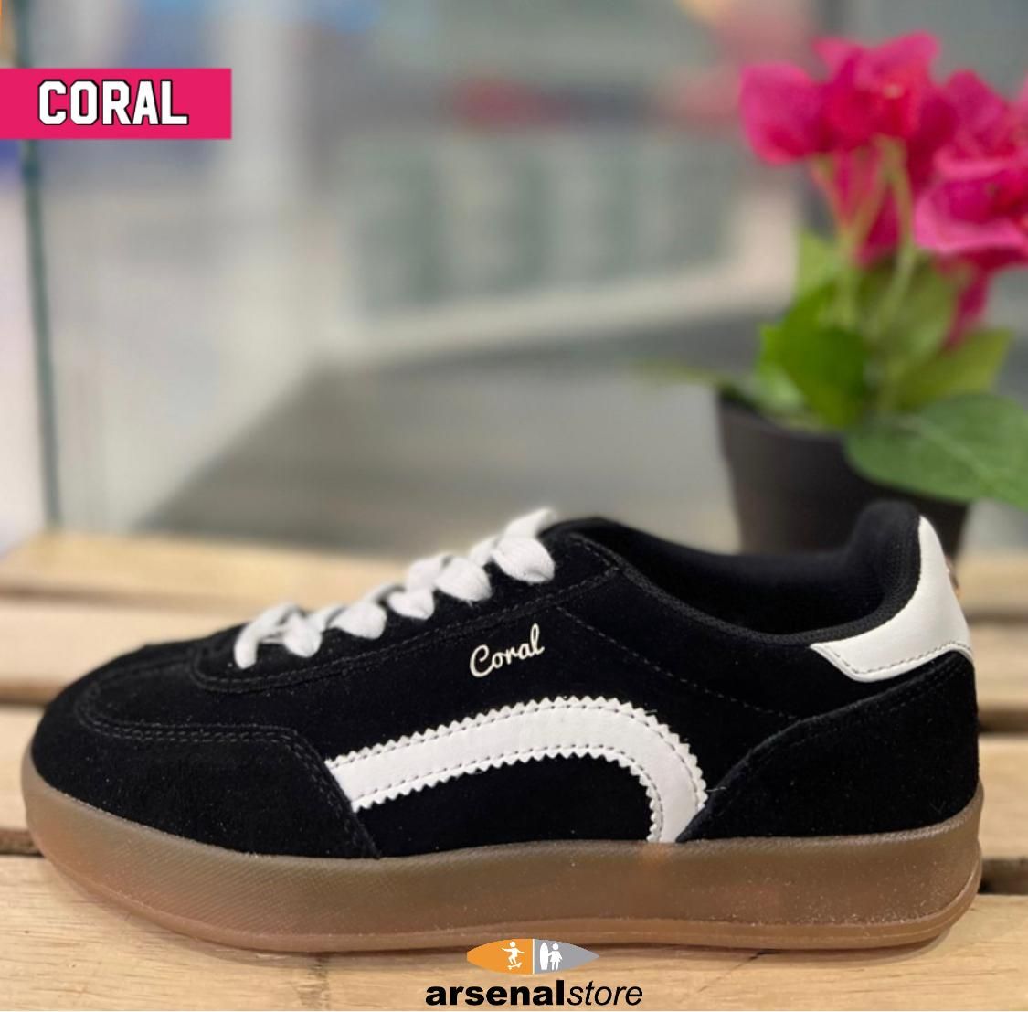 TENIS CORAL CAMPO BLK