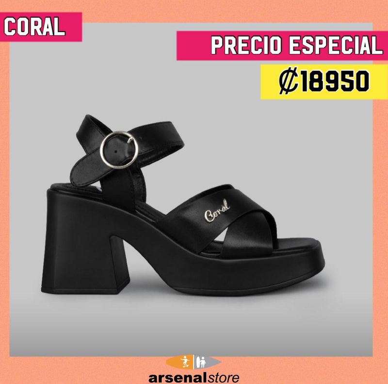 SANDALIAS CORAL BELLAGIO 2 BLK SANDALIAS CORAL BELLAGIO 2 BLK
