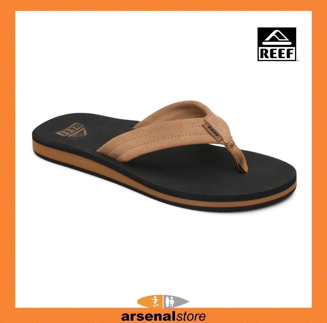 SANDALIAS REEF CJ6459 BLK TAN