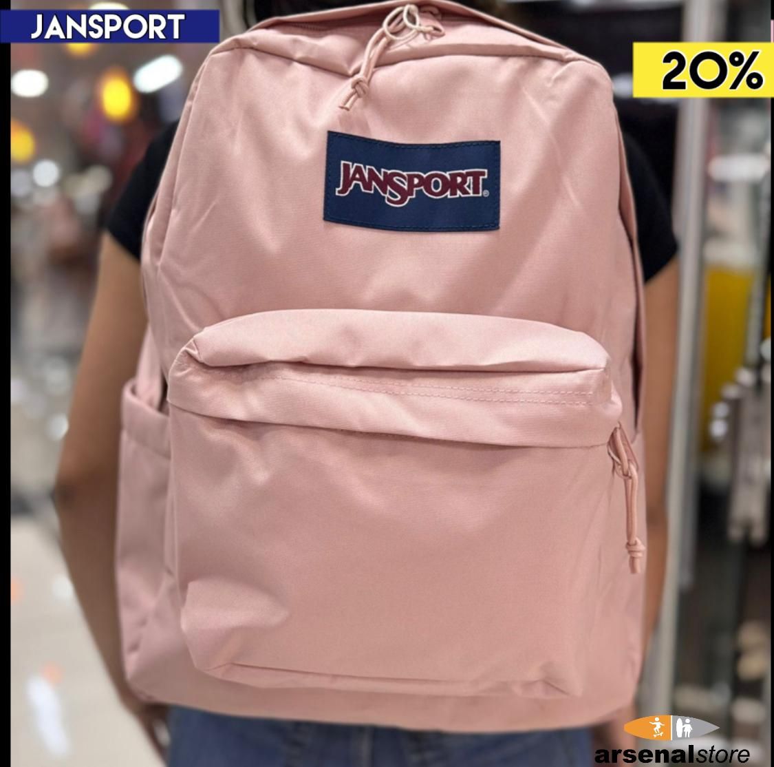 SALVEQUE JANSPORT JS0A4QUT7N8 MISTY ROSE