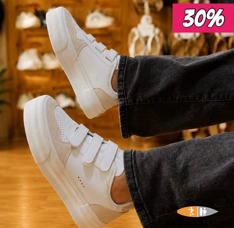 TENIS CORAL FUJI WHITE/PEACH